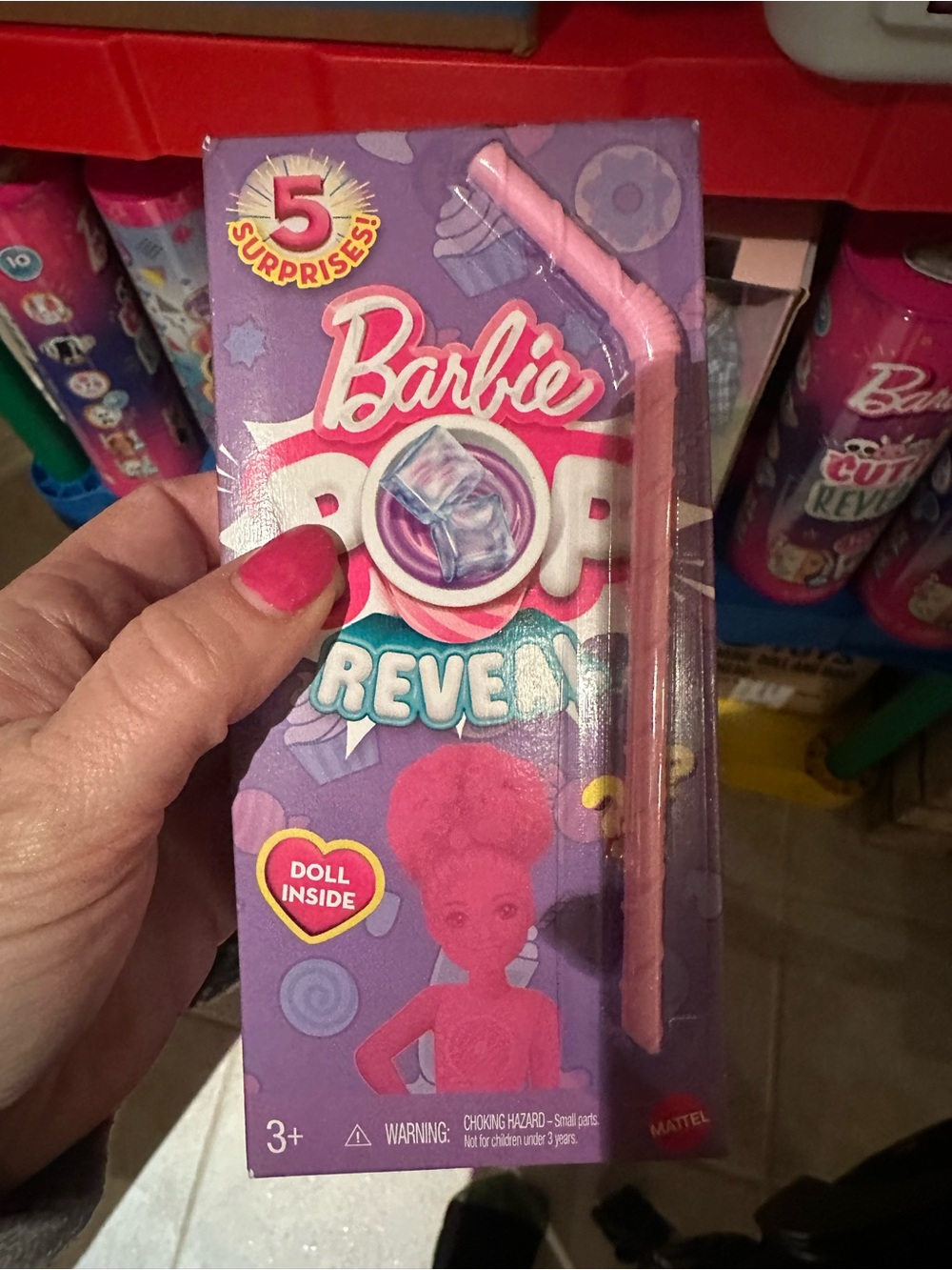 Barbie Pop Reveal Packaging - Purple & Pink